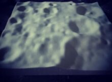model powierzchni księżyca